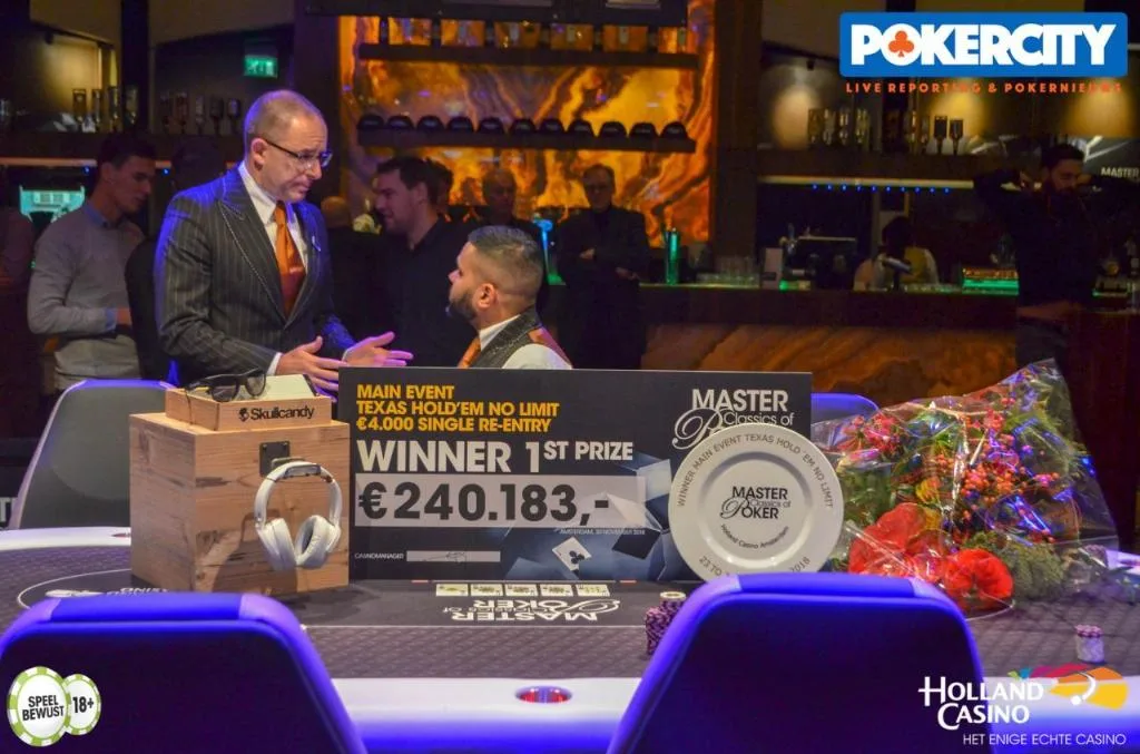 2018/11 - Master Classics of Poker - €4.300 NLHE Main Event Single Re-entry