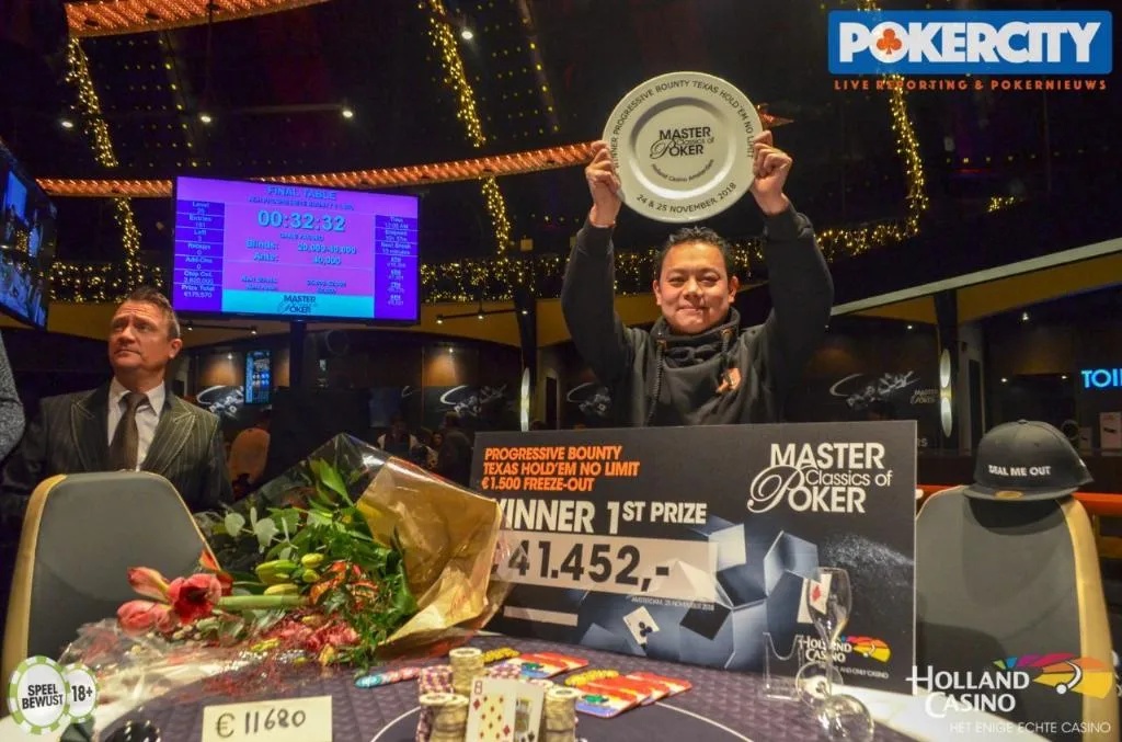 2018/11 - Master Classics of Poker - €1.600 NLHE Progressive Bounty