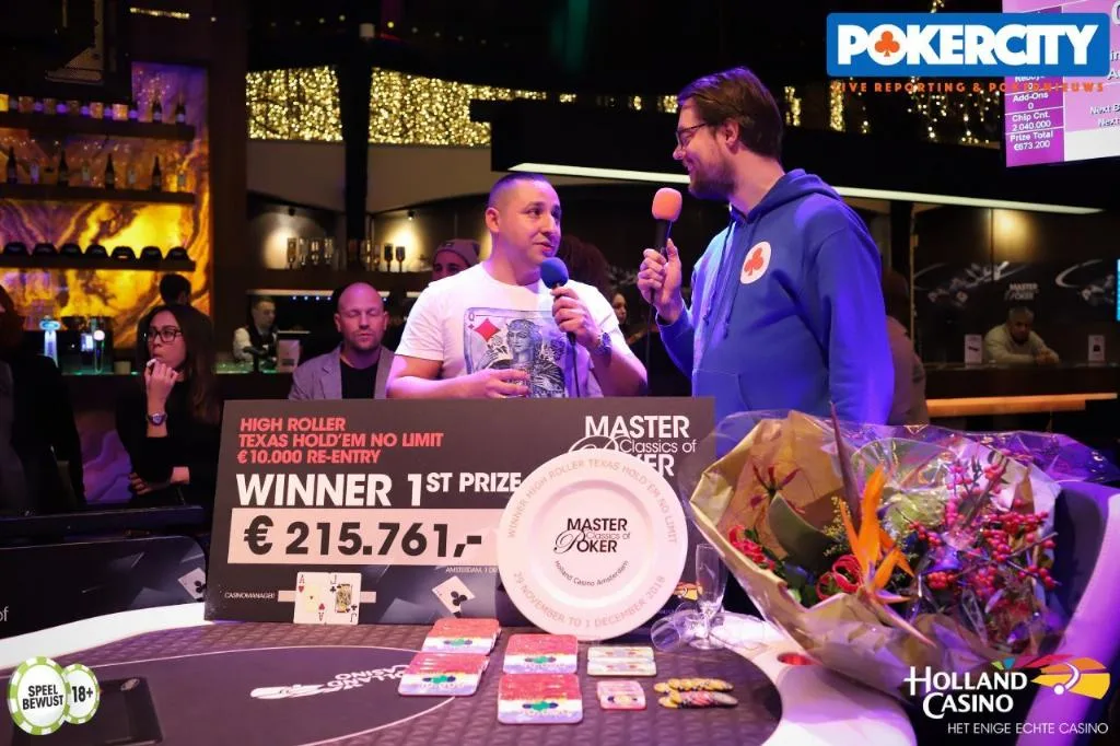 2018/11 - Master Classics of Poker - €10.300 High Roller Re-entry