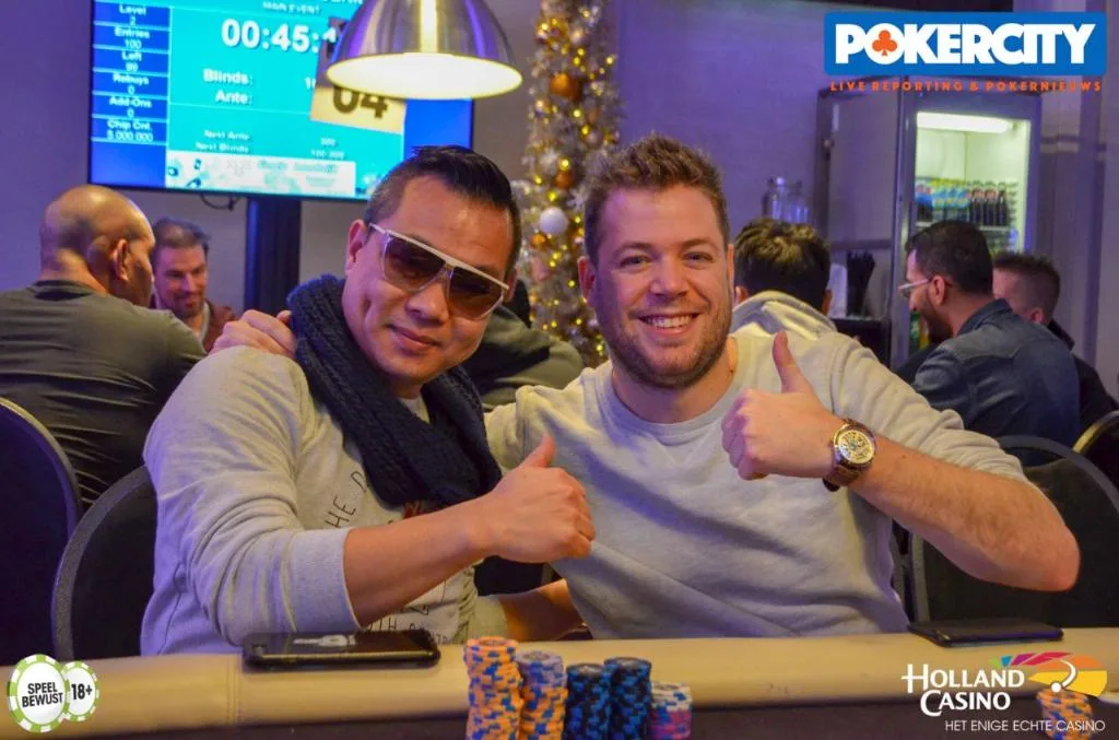 Li Zhang & Paul Berende | 2018/12 - Dutch Open Poker Series - €1.590 NLHE Main Event