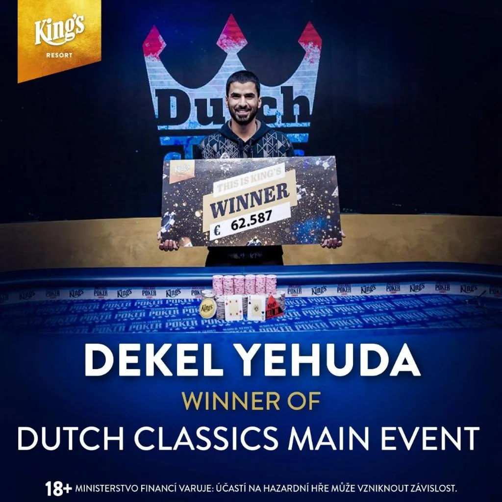 © 2026 Pokercity | Dekel Yehuda | 2019/01 - Dutch Classics - €195 Dutch Classics Main Event Dekel Yehuda | 2019/01 - Dutch Classics - €195 Dutch Classics Main Event