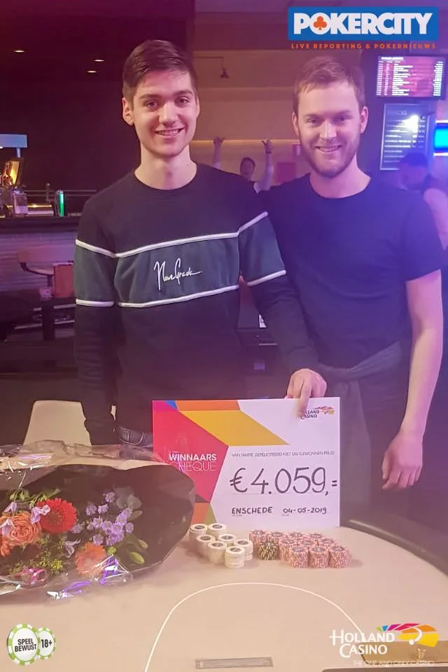 Winnaar €200 NLHE Freeze-out: Lucas Bronmuller | 2019/04 - Enschede Poker Series - €200 NLHE Freeze-out