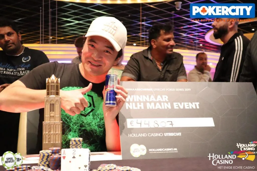 Winnaar €670 NLHE Main Event: Hongbin Guo | 2019/09 - Utrecht Poker Series - €670 NLHE Main Event