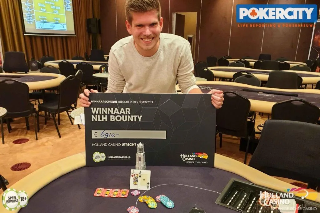 Winnaar €340 NLHE Bounty: Jan Santing | 2019/09 - Utrecht Poker Series - €340 NLHE Bounty