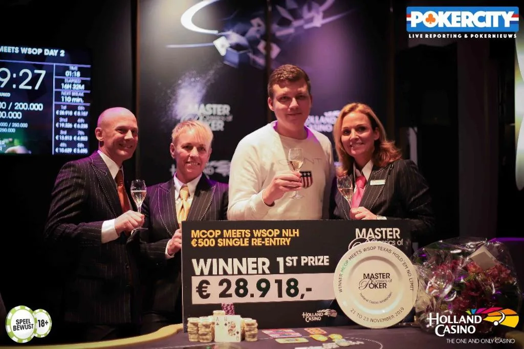 Winnaar #1 - €550 NLH MCOP meets WSOP: Kasper Mellanen | 2019/11 - Master Classics of Poker - #1 - €550 NLH MCOP meets WSOP