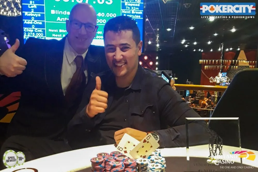 Winnaar €340 NLHE Freeze-out: Bilal Aazzaoui | 2019/12 - Venlo Poker Series - €340 NLHE Freeze-out