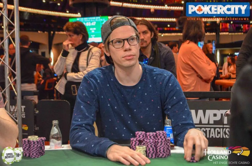 © 2026 Pokercity | Jelle Moene | 2019/03 - World Poker Tour DeepStacks Amsterdam - €560 NLHE Warm-Up Jelle Moene | 2019/03 - World Poker Tour DeepStacks Amsterdam - €560 NLHE Warm-Up