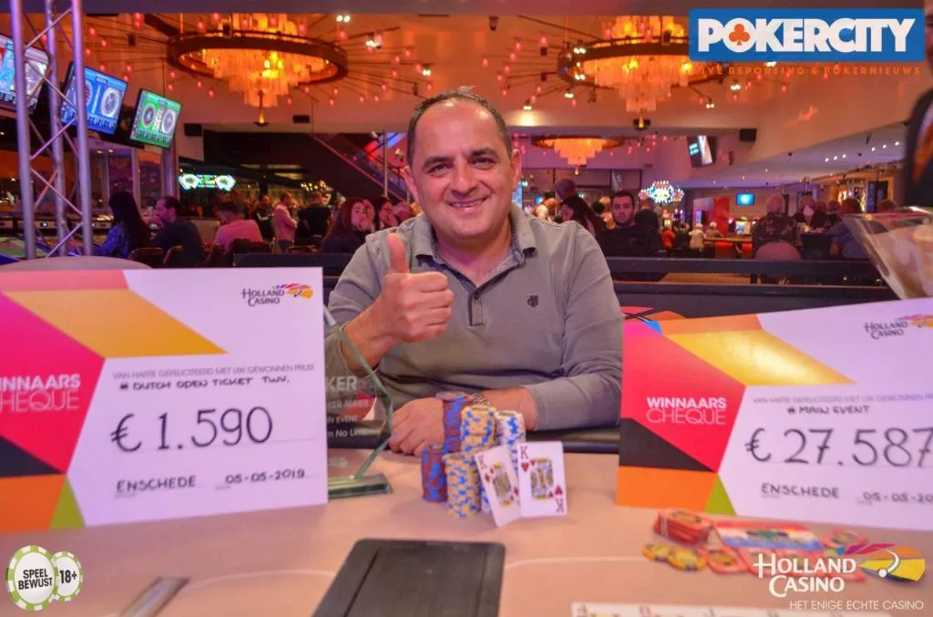 Winnaar €550 NLHE Main Event: Lami | 2019/04 - Enschede Poker Series - €550 NLHE Main Event