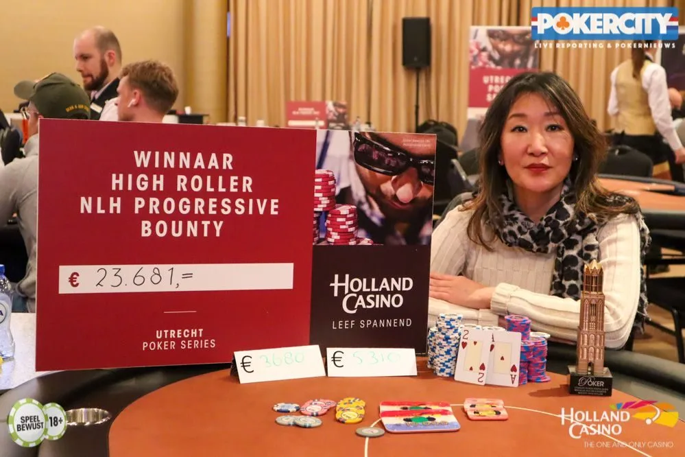 Jinsook Wassink | 2020/01 - Utrecht Poker Series - #3 - €1.590 NLHE Progressive Bounty High Roller