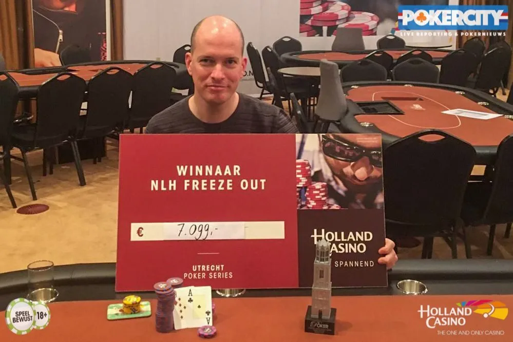Winnaar #8 - €285 NLH Freeze-out: John Reeves | 2020/01 - Utrecht Poker Series - #8 - €285 NLH Freeze-out