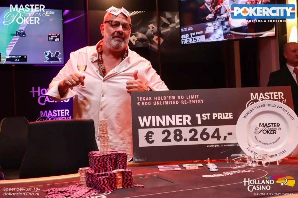 Frank Koomen | 2021/11 - Master Classics of Poker - #6 - €550 NLHE Re-entry