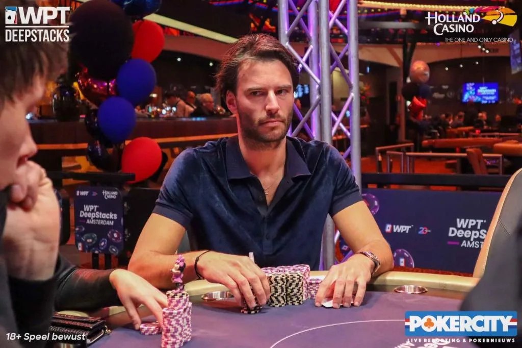 © 2026 Pokercity | Tom Vogelsang | 2022/03 - WPT DeepStacks Amsterdam - #2 - €560 NLHE Single Re-entry Tom Vogelsang | 2022/03 - WPT DeepStacks Amsterdam - #2 - €560 NLHE Single Re-entry