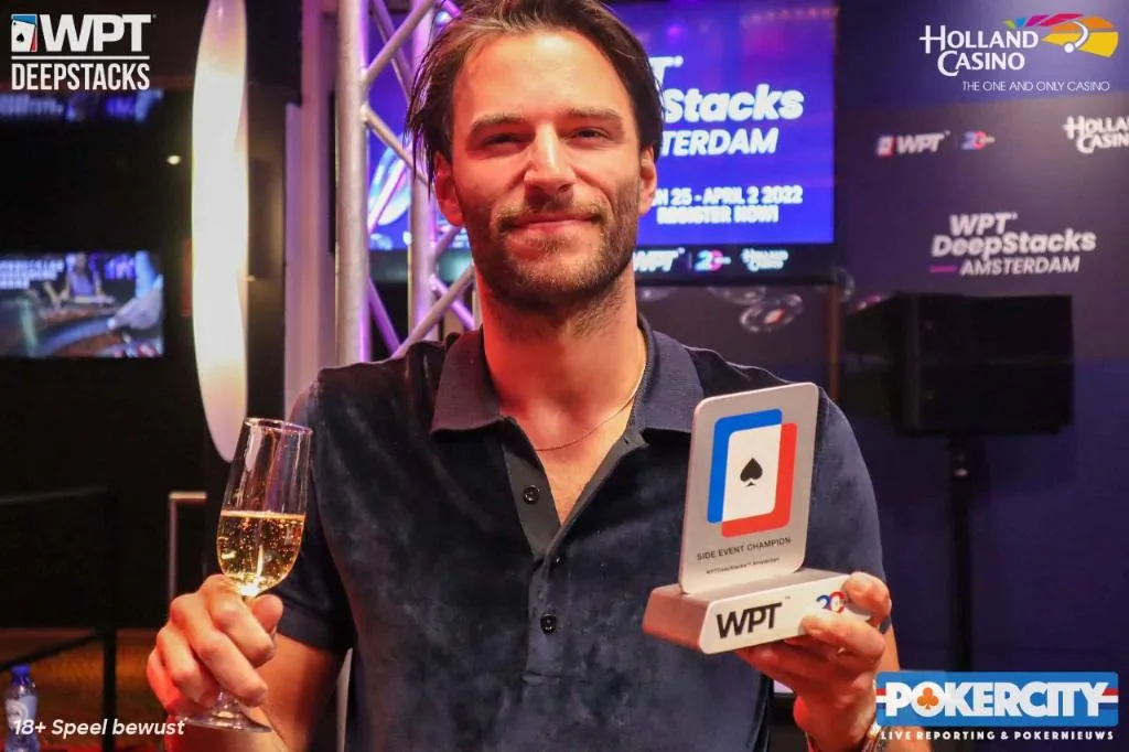 © 2026 Pokercity | Tom Vogelsang | 2022/03 - WPT DeepStacks Amsterdam - #2 - €560 NLHE Single Re-entry Tom Vogelsang | 2022/03 - WPT DeepStacks Amsterdam - #2 - €560 NLHE Single Re-entry