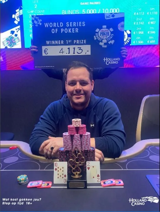 Gert-Jan van Buren | 2022/05 - WSOP Circuit Venlo - #2 - €230 NLHE Turbo