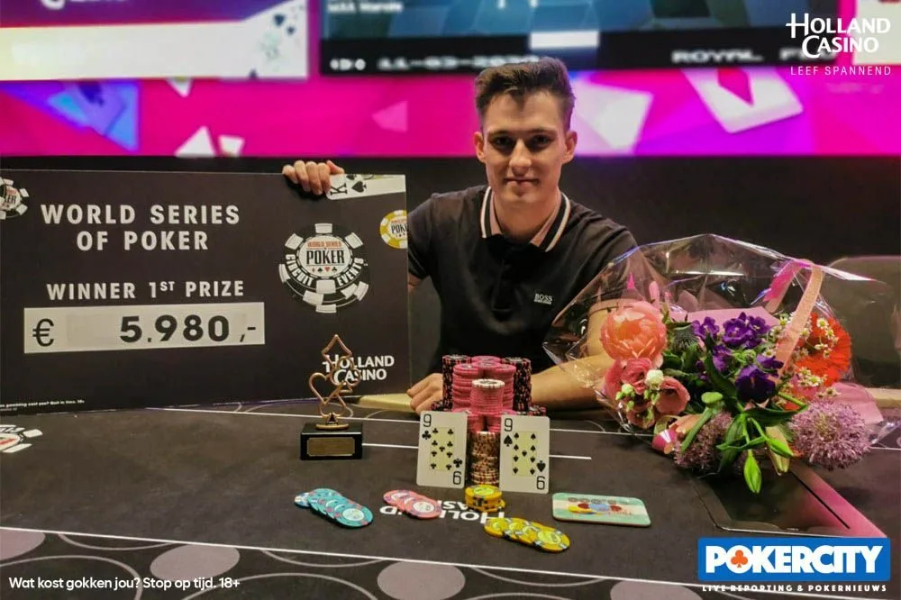 © 2026 Pokercity | Winnaar #11 - €230 Hyper Turbo Freeze out: Tim Hectors | 2022/05 - WSOP Circuit Venlo - #11 - €230 Hyper Turbo Freeze out Winnaar #11 - €230 Hyper Turbo Freeze out: Tim Hectors | 2022/05 - WSOP Circuit Venlo - #11 - €230 Hyper Turbo Freeze out
