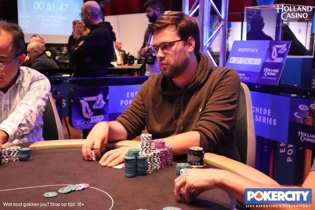 © 2026 Pokercity | Patrick Diepenmaat | 2022/08 - Enschede Poker Series - #2 - €675 NLH Main Event Patrick Diepenmaat | 2022/08 - Enschede Poker Series - #2 - €675 NLH Main Event