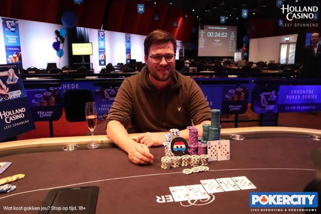 © 2026 Pokercity | Patrick Diepenmaat | 2022/08 - Enschede Poker Series - #2 - €675 NLH Main Event Patrick Diepenmaat | 2022/08 - Enschede Poker Series - #2 - €675 NLH Main Event