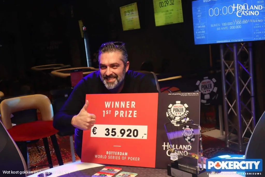 Sergio Benso | 2022/11 - WSOP Circuit Rotterdam - #4 - €550 Monsterstack