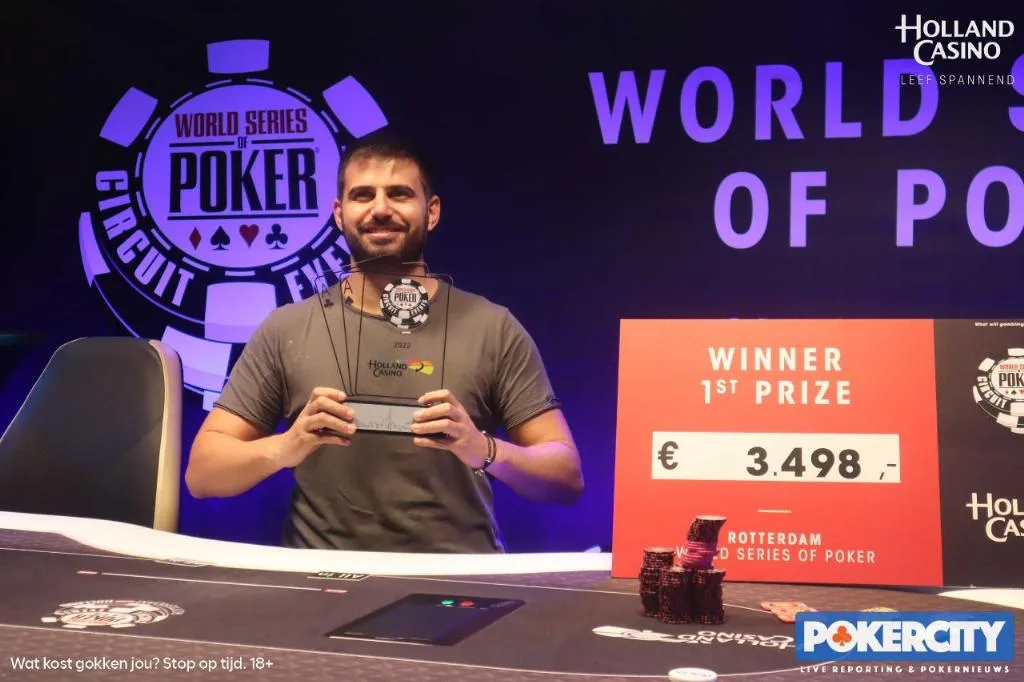 © 2026 Pokercity | Winnaar #11 - €220 Hyper Turbo Freeze out: Apostolos Bechrakis | 2022/11 - WSOP Circuit Rotterdam - #11 - €220 Hyper Turbo Freeze out Winnaar #11 - €220 Hyper Turbo Freeze out: Apostolos Bechrakis | 2022/11 - WSOP Circuit Rotterdam - #11 - €220 Hyper Turbo Freeze out