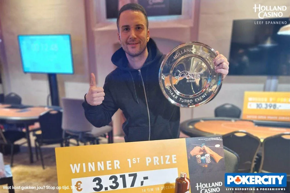 Winnaar #10 - €220 NLH Turbo Freeze-out: Alexander Deveci | 2022/12 - Dutch Open Poker Series - #10 - €220 NLH Turbo Freeze-out