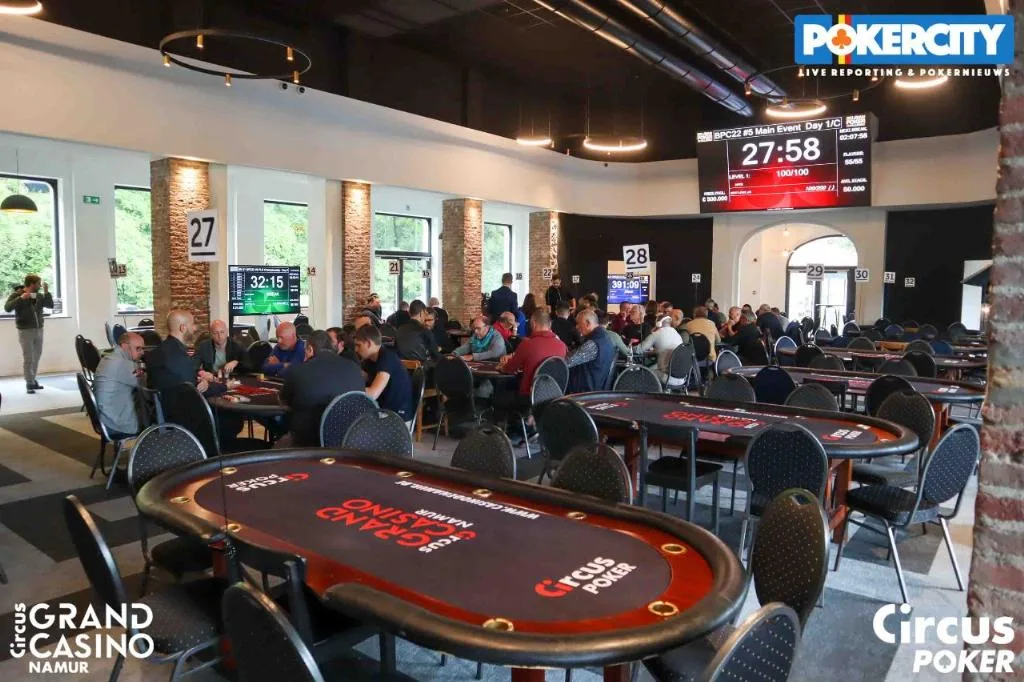 Speelzaal Grand Casino de Namur | 2022/05 - Belgian Poker Challenge - #3 - €1.100 Main Event
