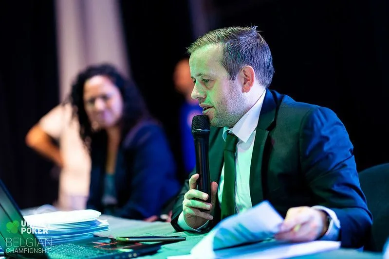 Toernooidirecteur Kenny Hallaert | 2022/09 - Unibet Belgian Poker Championship - €550 Main Event