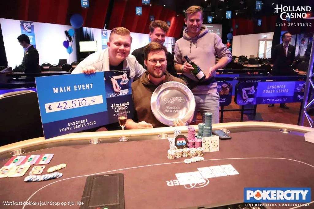 © 2026 Pokercity | Patrick Diepenmaat | 2022/08 - Enschede Poker Series - #2 - €675 NLH Main Event Patrick Diepenmaat | 2022/08 - Enschede Poker Series - #2 - €675 NLH Main Event