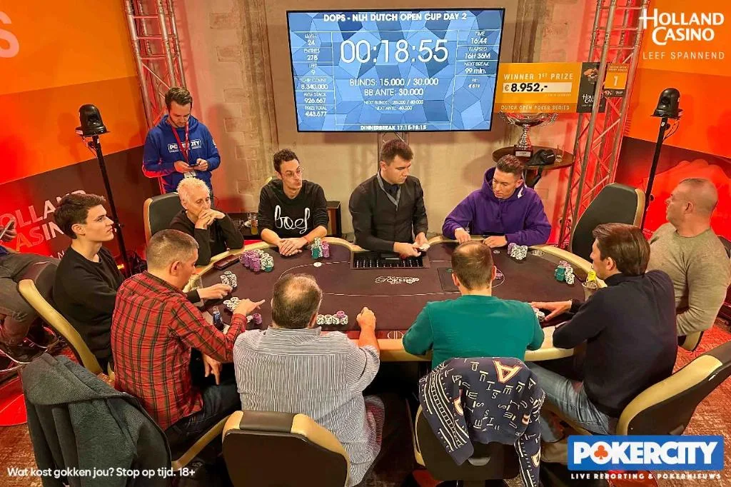 Finaletafel €200 Dutch Open Cup | 2022/12 - Dutch Open Poker Series - #1 - €200 Dutch Open Cup