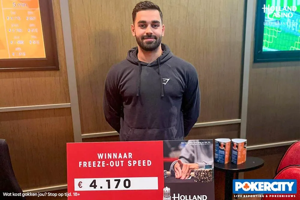 Robin Ganpat | 2023/01 - Utrecht Poker Series - #7 - €275 NLH Freeze-out Speed