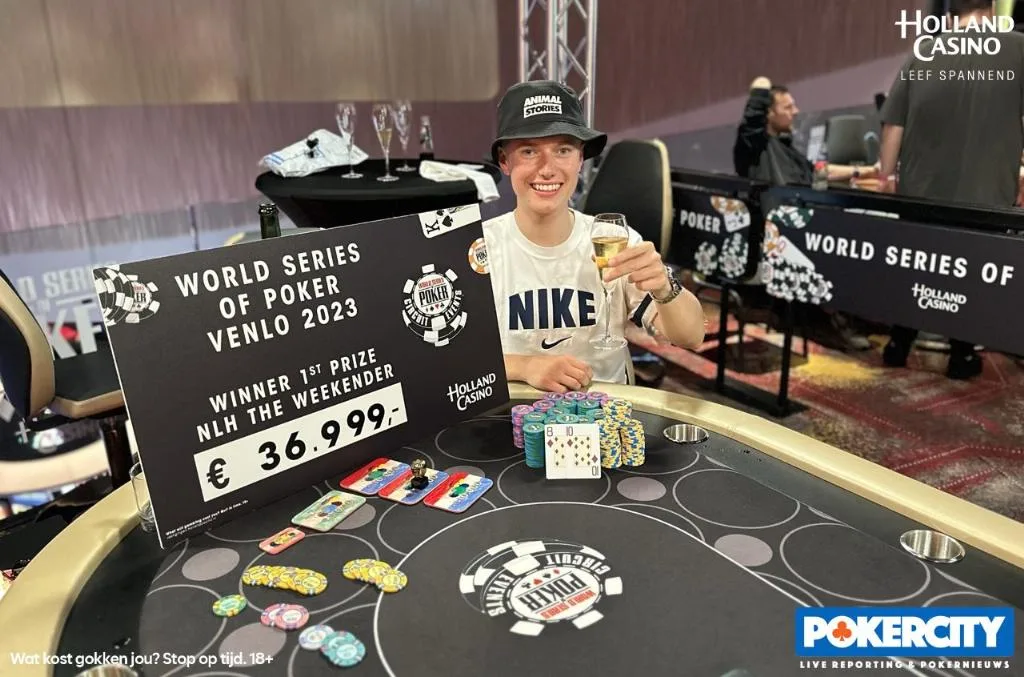 Winnaar #03 - €565 The Weekender: Bo Hoebe | 2023/05 - WSOP Circuit Venlo - #03 - €565 The Weekender