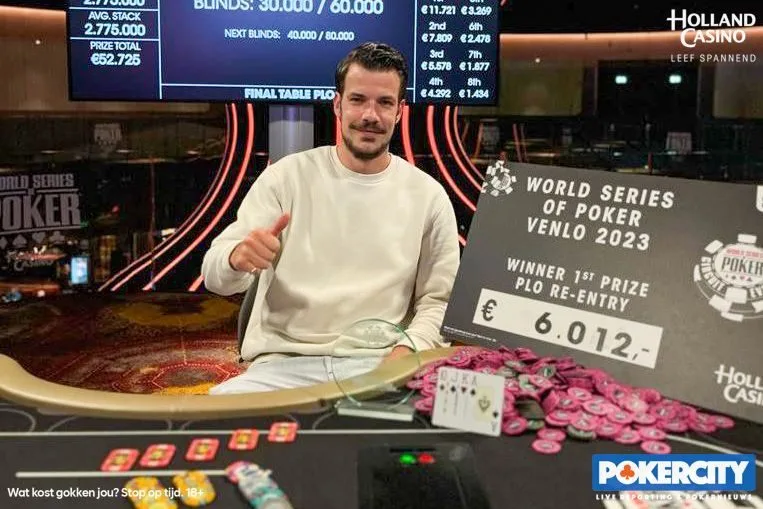 Winnaar #06 - €330 PLO Re-entry: Tim Poelman | 2023/05 - WSOP Circuit Venlo - #06 - €330 PLO Re-entry