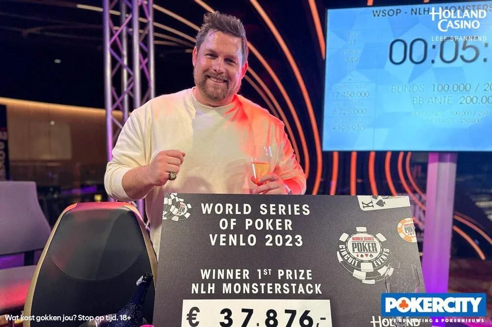 Winnaar #07 - €675 Monsterstack: Marcel Schüttig | 2023/05 - WSOP Circuit Venlo - #07 - €675 Monsterstack