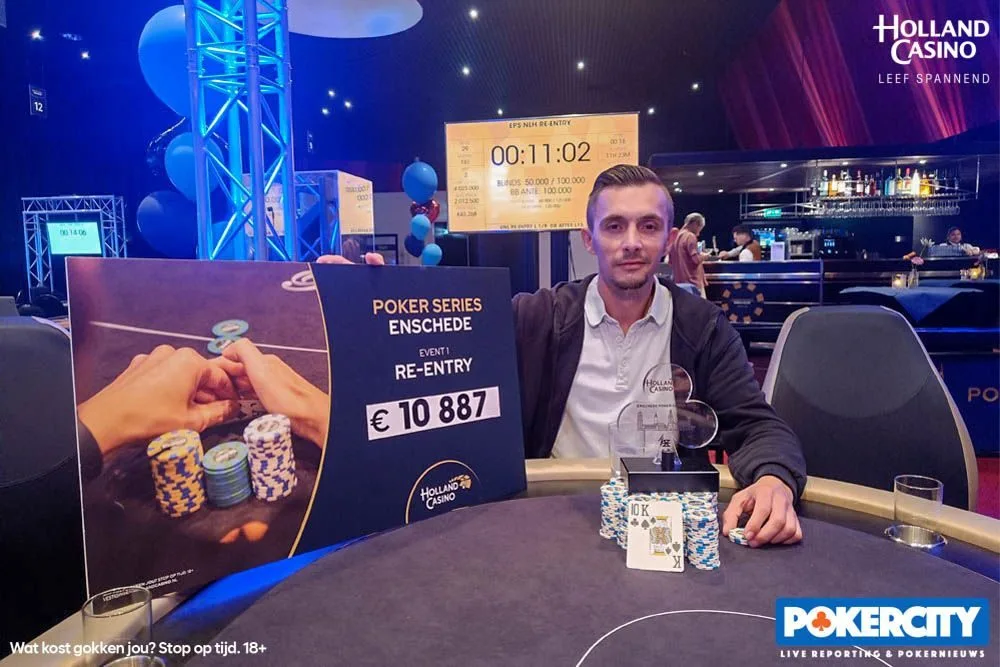 Almin Pljakic | 2023/06 - Enschede Poker Series - #1 - €345 NLH Re-entry