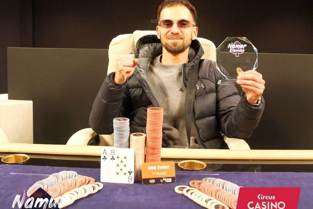 Winnaar #01 - €250 Warm-Up: Maxime Poisson | 2023/03 - Poker Namur Classics - #01 - €250 Warm-Up