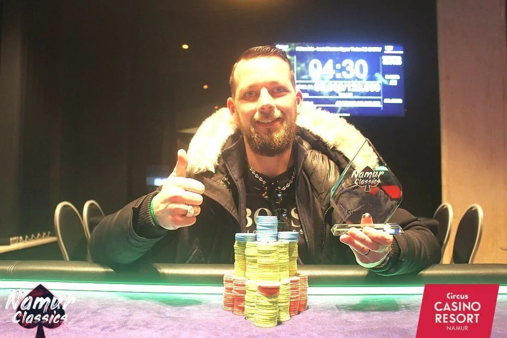 Winnaar #09 - €110 Last Chance Hyper Turbo: Franck Rothong | 2023/03 - Poker Namur Classics - #09 - €110 Last Chance Hyper Turbo