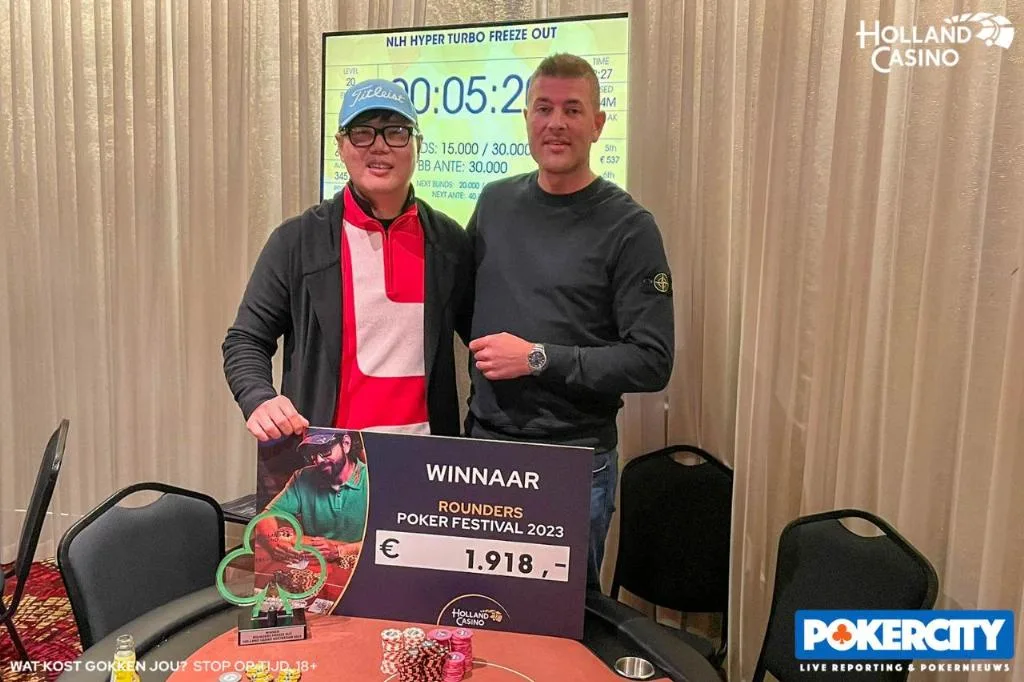 © 2026 Pokercity | Winnaar #02 - €120 Hyper Turbo Freezeout: Jungha Jung | 2023/12 - Rounders Poker Festival - #02 - €120 Hyper Turbo Freezeout Winnaar #02 - €120 Hyper Turbo Freezeout: Jungha Jung | 2023/12 - Rounders Poker Festival - #02 - €120 Hyper Turbo Freezeout