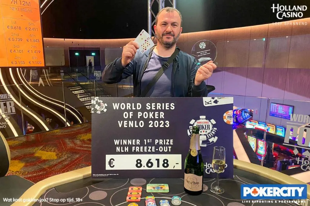Winnaar #08 - €330 Freeze-out: Murat Ayata | 2023/05 - WSOP Circuit Venlo - #08 - €330 Freeze-out