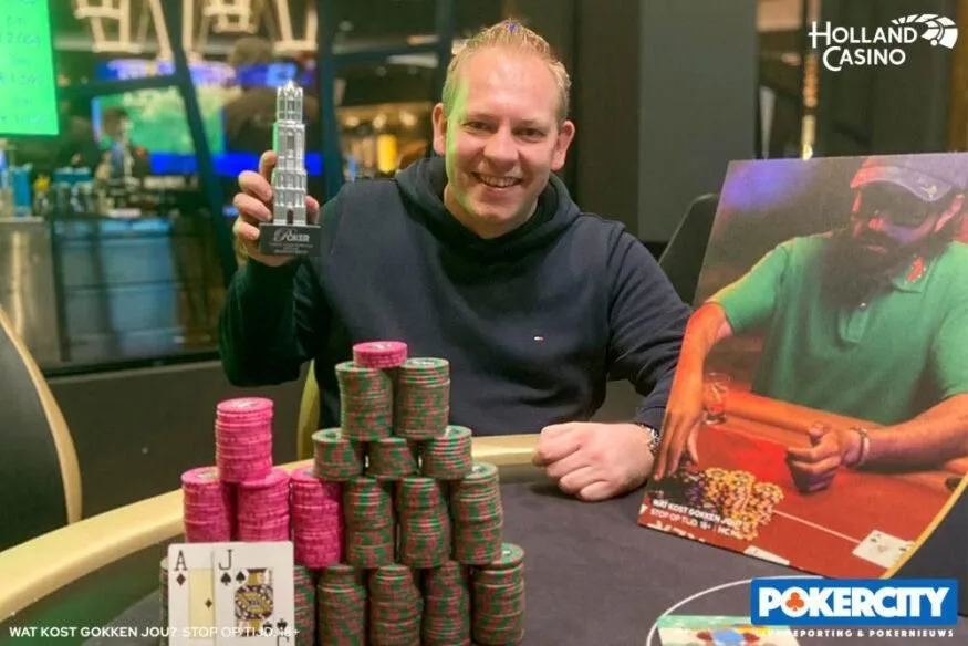 Winnaar #01 - €455 Progressive Bounty: Dim Slagmolen | 2024/02 - Utrecht Poker Series - #01 - €455 Progressive Bounty