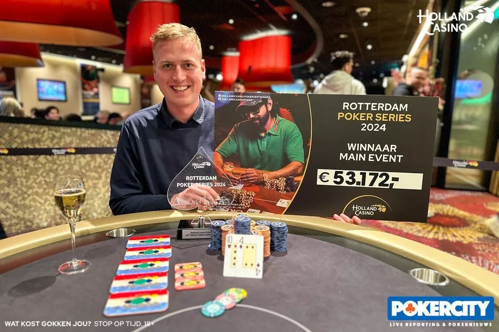 Winnaar #04 - €675 Main Event: Freek Scholten | 2024/04 - Rotterdam Poker Series - #04 - €675 Main Event