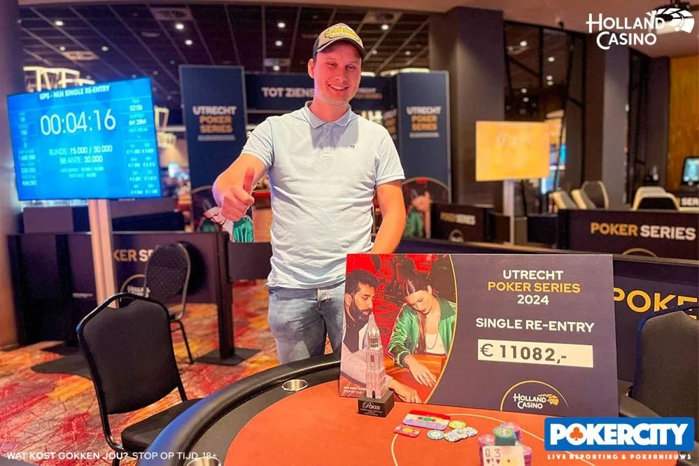 Bram van der Pas | 2024/09 - Utrecht Poker Series - #02 - €330  Single Re-Entry