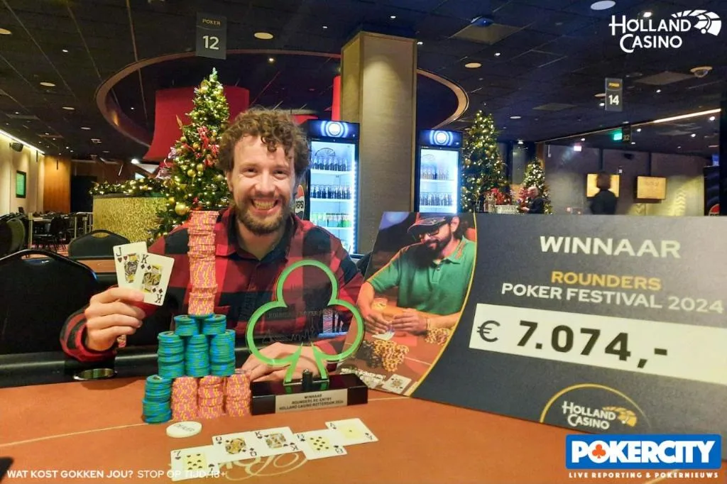 Winnaar #03 - €200 NLH Re-entry: Fabian Sies | 2024/12 - Rounders Poker Festival - #03 - €200 NLH Re-entry