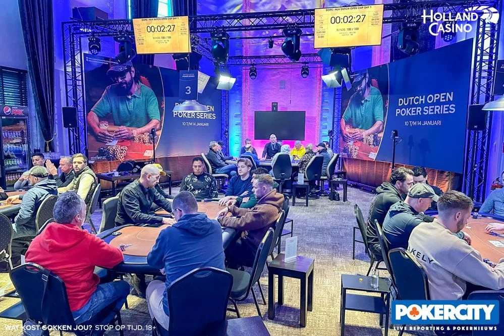Dag 1 €500 Dutch Open Cup | 2024/01 - Dutch Open Poker Series - #01 - €500 Dutch Open Cup