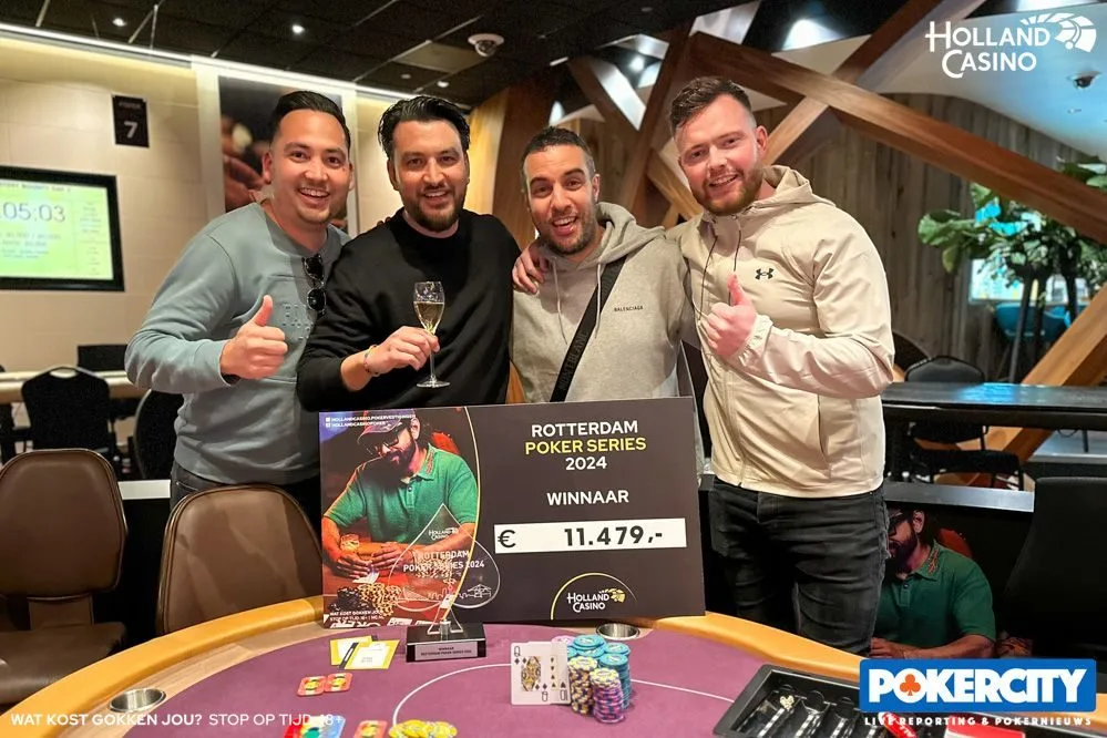 Winnaar #06 - €550 Mystery Bounty: Dheni Vodegel | 2024/04 - Rotterdam Poker Series - #06 - €550 Mystery Bounty