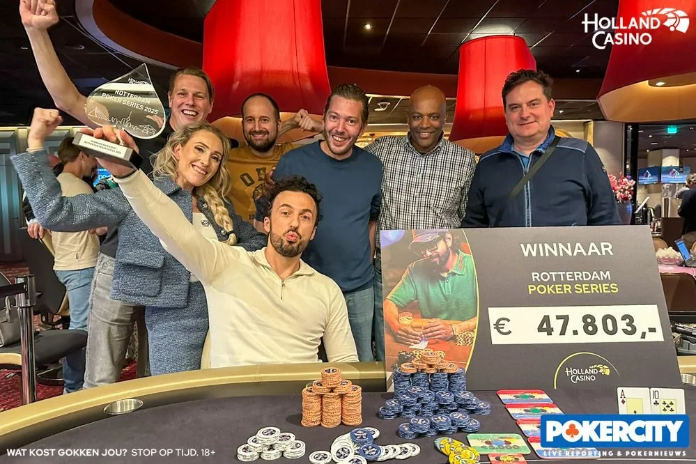 © 2026 Pokercity | Mateusz Moolhuizen | 2025/04 - Rotterdam Poker Series - #01 - €675 Main Event Mateusz Moolhuizen | 2025/04 - Rotterdam Poker Series - #01 - €675 Main Event