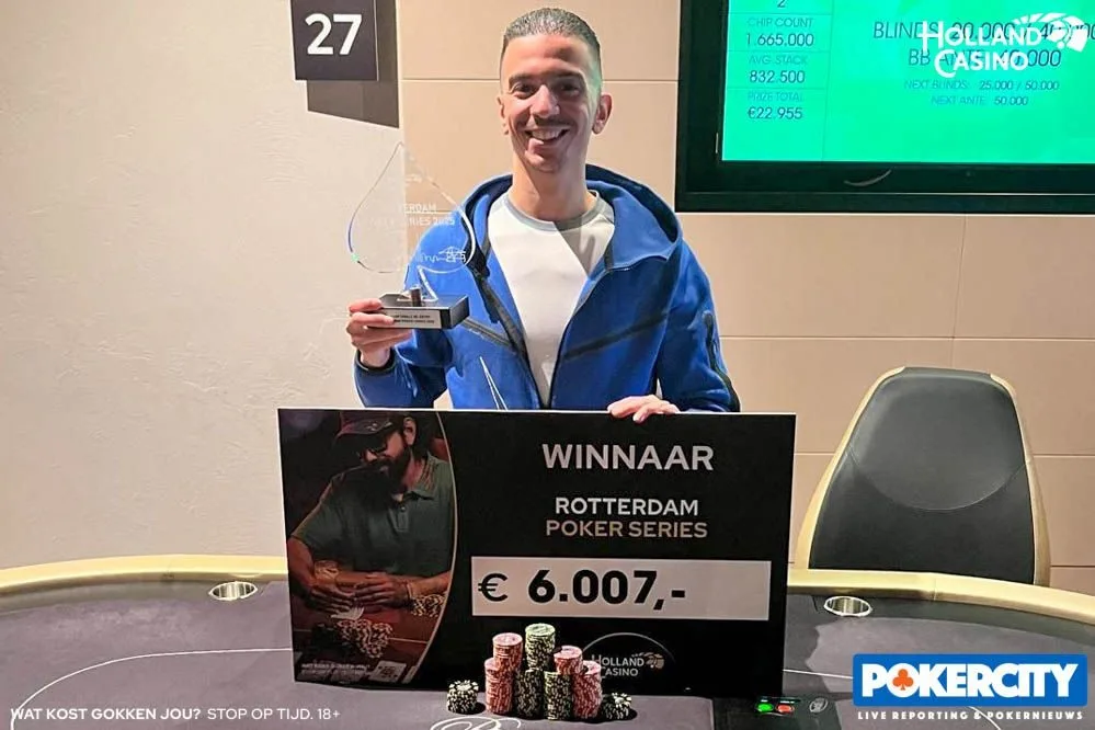 Winnaar #04 - €250 Re-entry: Anass Chergui | 2025/04 - Rotterdam Poker Series - #04 - €250 Re-entry