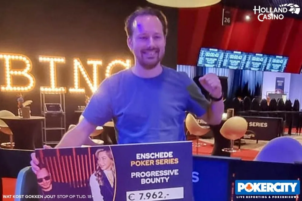 Sebastiaan van den Berg | 2025/09 - Enschede Poker Series - #05 - €460 Progressive Bounty