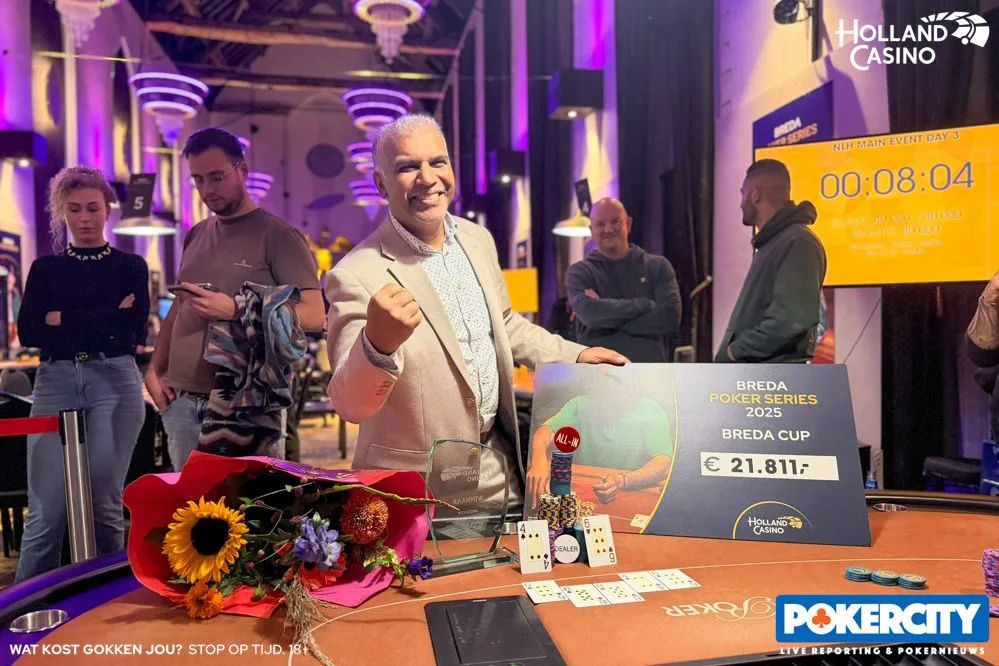 Radjendernath Chigharoe | 2025/10 - Breda Poker Series - #08 - €600 Breda Cup
