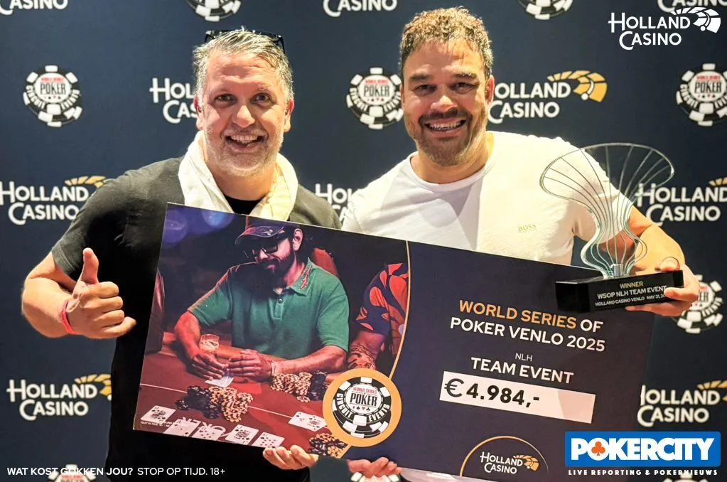 © 2026 Pokercity | 2025/05 - WSOPC Venlo - #14 - €300 Team Event 2025/05 - WSOPC Venlo - #14 - €300 Team Event