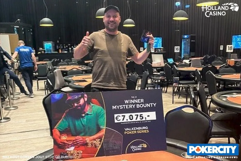 © 2026 Pokercity | Jeroen van Schijndel | 2025/06 – Valkenburg Poker Series - #07 - €400 Mystery Bounty Jeroen van Schijndel | 2025/06 – Valkenburg Poker Series - #07 - €400 Mystery Bounty