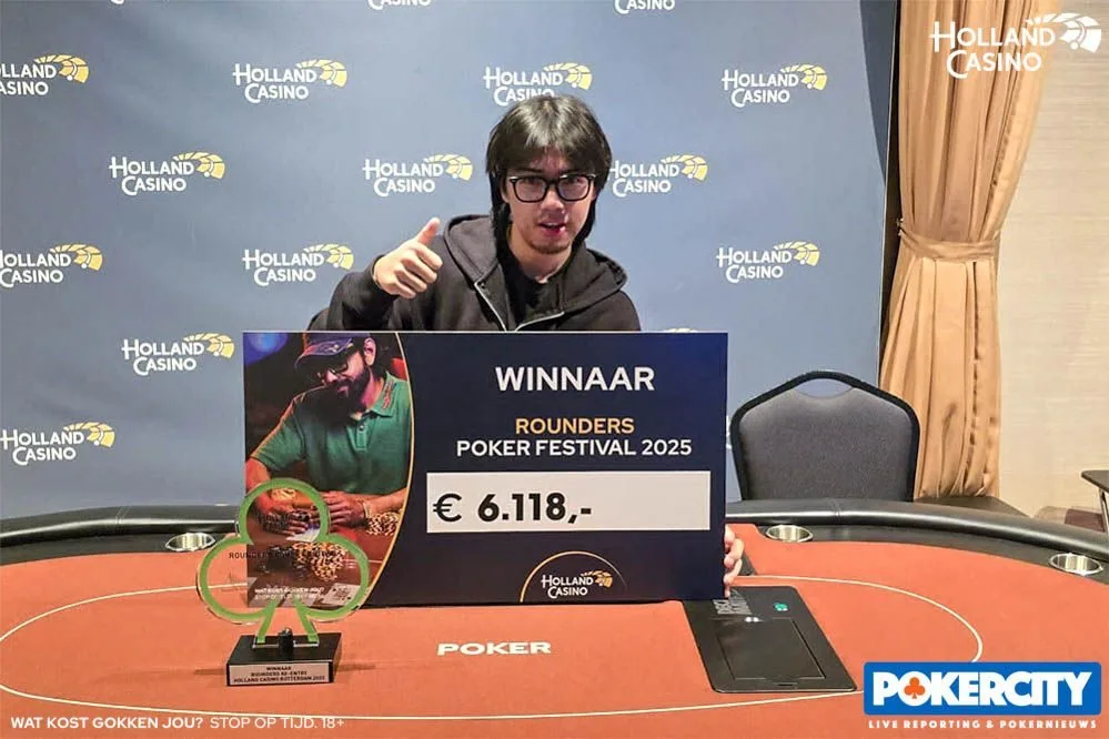Zheng Xian Wong | 2025/12 - Rounders Rotterdam - #03 - €200 RE ENTRY